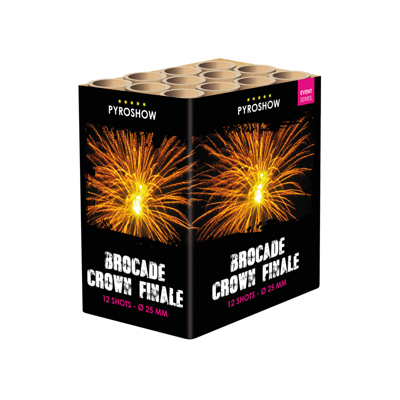 Finale Cake Brocade Crown Broekhoff Vuurwerk Pyroshow